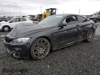 2017 BMW M4 with VIN WBS3R9C59HK709906, listed as a Copart auction lot 85161004 with 0 mi miles and Salvage Title. Bid and sale history available at carsss.com. Image 1.