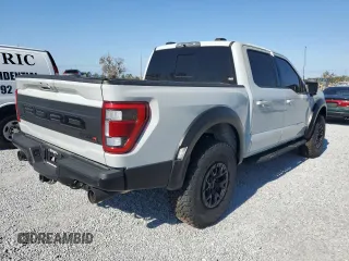 2023 Ford F-150 Raptor with VIN 1FTFW1RJ9PFA82277, listed as a Copart auction lot 86308544 with Not Provided miles and Salvage Title. Bid and sale history available at DreamBid. Image 3.