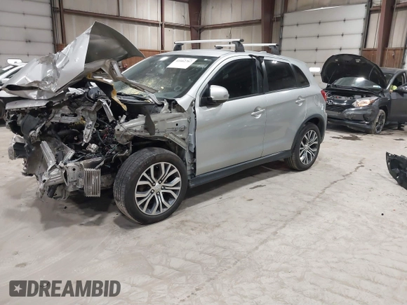 2018 Mitsubishi Outlander Sport ES 2.0 with VIN JA4AP3AUXJU022305, listed as a IAAI auction lot 41662767 with 43,527 mi miles. Bid and sale history available at carsss.com. Image 21.