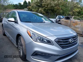 2015 Hyundai Sonata Sport with VIN 5NPE34AF6FH080536, listed as a IAAI auction lot 41985505 with 107,128 mi miles and . Bid and sale history available at DreamBid. Image 1.