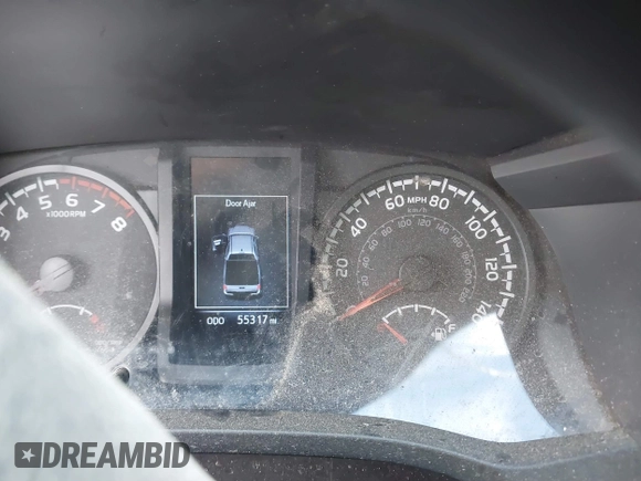2022 Toyota Tacoma SR with VIN 3TYAX5GN8NT060017, listed as a IAAI auction lot 41504710 with 55,317 mi miles and . Bid and sale history available at DreamBid. Image 14.