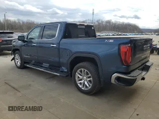 2021 GMC Sierra 1500 SLT z VIN 3GTU9DET5MG216851, wystawiony jako Copart lot #50587485 z przebiegiem 54 929 mil mil oraz Szkoda całkowita • Salvage title. Historia ofert i sprzedaży dostępna na DreamBid. Obrazek 2.