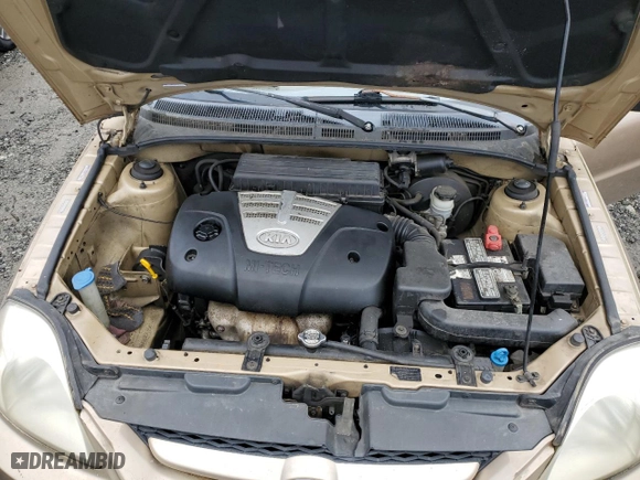 2005 Kia Rio with VIN KNADC125256398384, listed as a Copart auction lot 73652324 with 129,624 mi miles and Clean Title. Bid and sale history available at carsss.com. Image 11.
