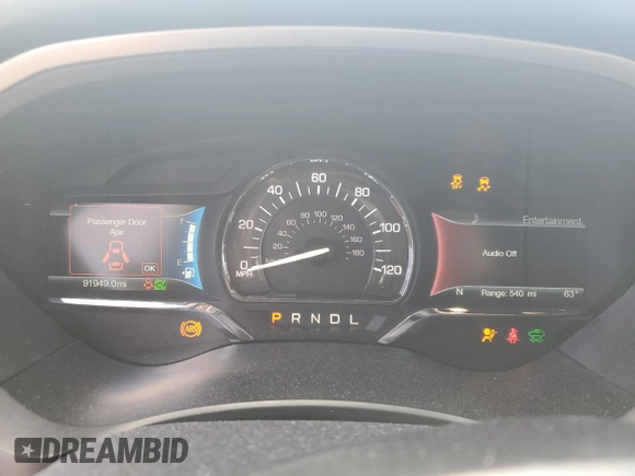 2018 Lincoln MKZ Hybrid Premiere with VIN 3LN6L5KU1JR614048, listed as a Copart auction lot 75610294 with 91,949 mi miles and Salvage title. Bid and sale history available at DreamBid. Image 9.