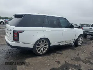 2014 Land Rover Range Rover Supercharged with VIN SALGS2EFXEA152556, listed as a Copart auction lot 61001895 with 133,799 mi miles and Salvage title. Bid and sale history available at DreamBid. Image 3.