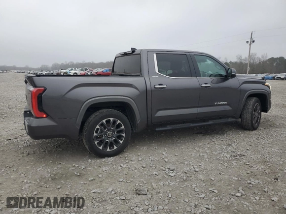 2022 Toyota Tundra Limited with VIN 5TFJA5AB6NX002476, listed as a Copart auction lot 44902235 with 48,571 mi miles and Salvage title. Bid and sale history available at DreamBid. Image 3.
