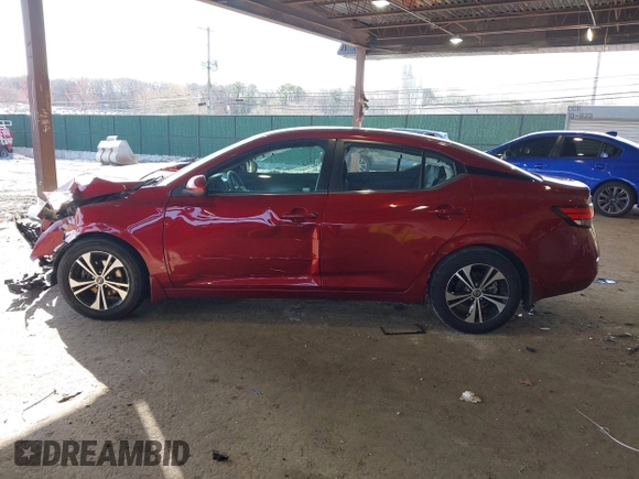 2022 Nissan Sentra SV with VIN 3N1AB8CV8NY296230, listed as a IAAI auction lot 41931030 with 108,696 mi miles and . Bid and sale history available at DreamBid. Image 15.