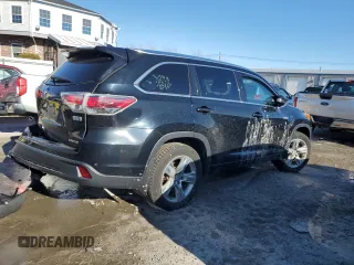 2015 Toyota Highlander Hybrid Limited with VIN 5TDDCRFH8FS008363, listed as a Copart auction lot 47233315 with 0 mi miles and Clean Title. Bid and sale history available at carsss.com. Image 3.