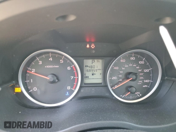 2014 Subaru Forester 2.5i with VIN JF2SJAAC5EH421582, listed as a Copart auction lot 55981275 with 168,959 mi miles and Clean Title. Bid and sale history available at DreamBid. Image 9.