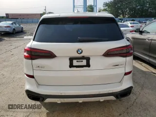 2021 BMW X5 xDrive40i with VIN 5UXCR6C00M9E75622, listed as a Copart auction lot 58568005 with Not provided miles and Salvage title. Bid and sale history available at DreamBid. Image 6.