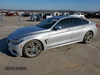 2018 BMW 4 Series 440i with VIN WBA4J5C56JBF06831, listed as a Copart auction lot 45839965 with 96,525 mi miles and Salvage Title. Bid and sale history available at carsss.com. Image 1.