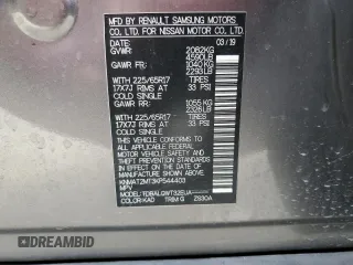 2019 Nissan Rogue SV with VIN KNMAT2MT3KP544403, listed as a Copart auction lot 51637385 with 105,216 mi miles and Non Repairable. Bid and sale history available at carsss.com. Image 13.