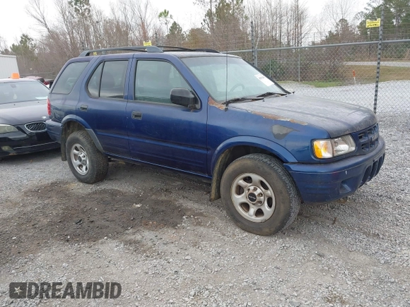 2002 Isuzu Rodeo S with VIN 4S2CK58W824315044, listed as a IAAI auction lot 41532841 with 285,951 mi miles and . Bid and sale history available at DreamBid. Image 1.