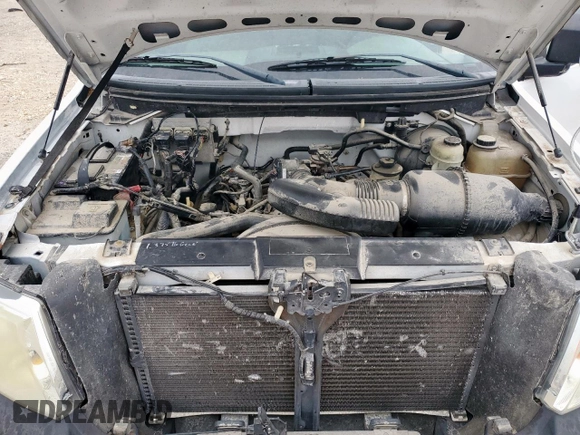 2007 Ford F-150 XL with VIN 1FTRF12W17NA45281, listed as a Copart auction lot 57342005 with 165,058 mi miles and Salvage title. Bid and sale history available at DreamBid. Image 11.