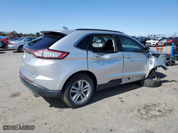 2015 Ford Edge SEL with VIN 2FMTK4J92FBB41263, listed as a Copart auction lot 48194025 with 53,566 mi miles and Salvage Title. Bid and sale history available at carsss.com. Image 3.