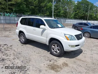 2005 Lexus GX 470 z VIN JTJBT20X350075577, wystawiony jako IAAI lot #42534615 z przebiegiem 233 329 mil mil oraz . Historia ofert i sprzedaży dostępna na DreamBid. Obrazek 1.