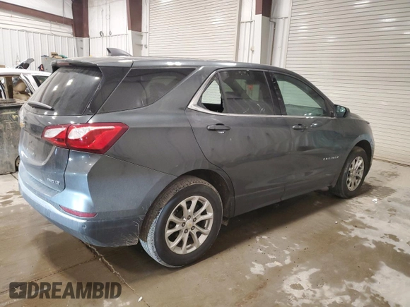 2020 Chevrolet Equinox LT with VIN 3GNAXUEV7LL257652, listed as a Copart auction lot 52985845 with 59,548 mi miles and Salvage Title. Bid and sale history available at DreamBid. Image 3.