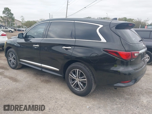 2020 Infiniti QX60 Pure with VIN 5N1DL0MN0LC527050, listed as a IAAI auction lot 41734032 with 71,204 mi miles and . Bid and sale history available at DreamBid. Image 3.