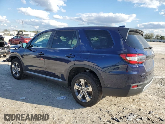 2025 Honda Pilot EX-L with VIN 5FNYG1H47SB054993, listed as a Copart auction lot 46642145 with 4,820 mi miles and Salvage Title. Bid and sale history available at carsss.com. Image 2.