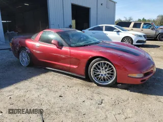 2001 Chevrolet Corvette with VIN 1G1YY22G215105010, listed as a Copart auction lot 43400055 with 155,433 mi miles and Salvage Title. Bid and sale history available at carsss.com. Image 4.