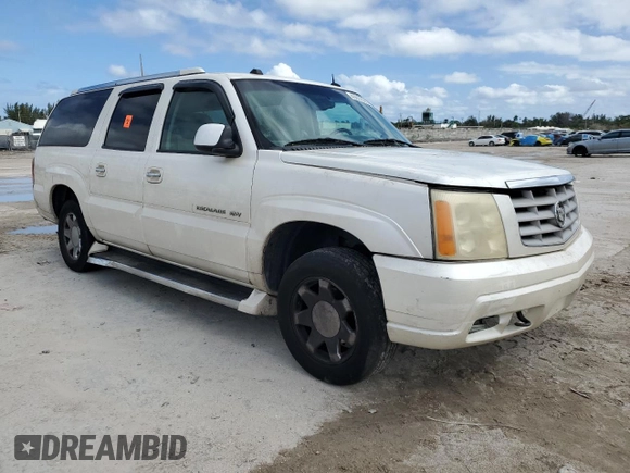 2005 Cadillac Escalade ESV z VIN 3GYFK66N95G204884, wystawiony jako Copart lot #46892595 z przebiegiem Nie podano mil oraz Szkody całkowita. Historia ofert i sprzedaży dostępna na DreamBid. Obrazek 4.