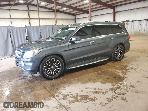 2014 Mercedes-Benz GL 450 with VIN 4JGDF7CE9EA275640, listed as a Copart auction lot 58051745 with 116,584 mi miles and Clean title. Bid and sale history available at DreamBid. Image 1.
