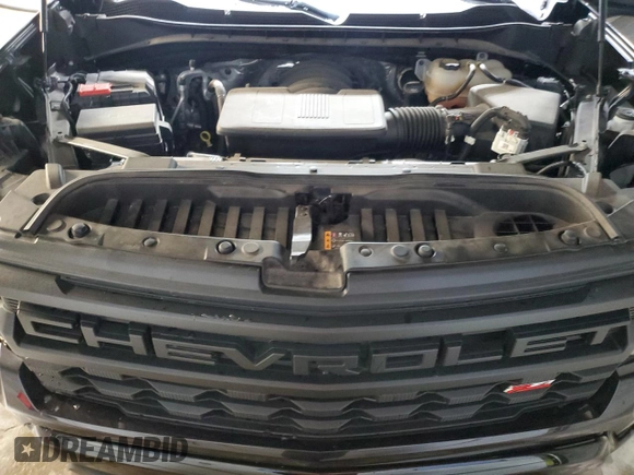 2022 Chevrolet Silverado 1500 Custom Trail Boss with VIN 3GCPDCED9NG673954, listed as a Copart auction lot 84696954 with 31,744 mi miles and Salvage Title. Bid and sale history available at DreamBid. Image 11.