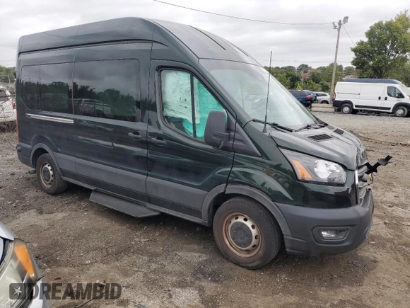 2020 Ford Transit Passenger XL with VIN 1FBAX2X85LKA16604, listed as a Copart auction lot 70241624 with 19,507 mi miles and Salvage Title. Bid and sale history available at DreamBid. Image 4.