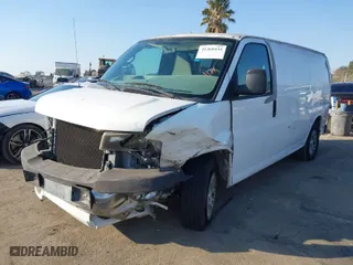 2011 Chevrolet Express Cargo Van with VIN 1GCSGAFX0B1183797, listed as a IAAI auction lot 41368434 with 61,600 mi miles. Bid and sale history available at carsss.com. Image 2.