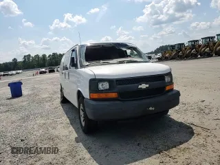 2013 Chevrolet Express Cargo Van with VIN 1GCSGAFX0D1119889, listed as a Copart auction lot 68985114 with 341,315 mi miles and Salvage Title. Bid and sale history available at carsss.com. Image 11.