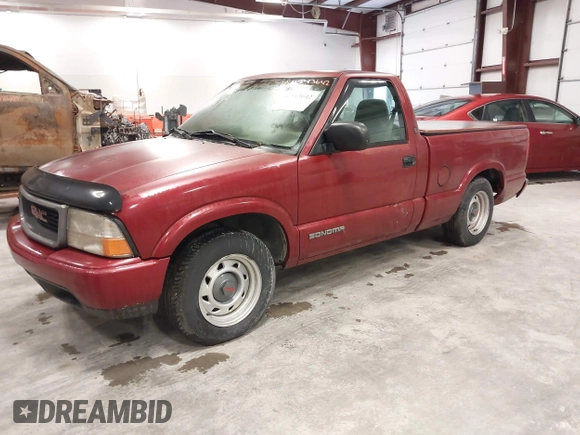 1998 GMC Sonoma with VIN 1GTCS1441WK525558, listed as a IAAI auction lot 41843642 with 99,425 mi miles and . Bid and sale history available at carsss.com. Image 2.