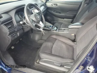 2020 Nissan LEAF SV Plus with VIN 1N4BZ1CP9LC306331, listed as a Copart auction lot 48376045 with 40,984 mi miles and Salvage Title. Bid and sale history available at DreamBid. Image 7.