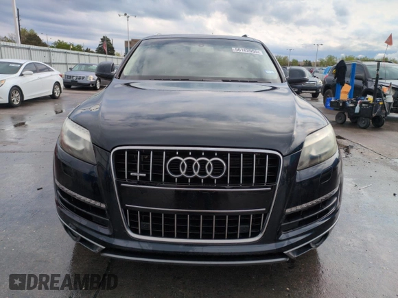 2012 Audi Q7 Premium Plus with VIN WA1LGAFE8CD003527, listed as a Copart auction lot 56162055 with 164,758 mi miles and Salvage title. Bid and sale history available at DreamBid. Image 5.