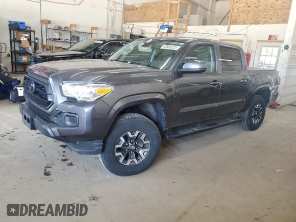 2021 Toyota Tacoma SR with VIN 3TMCZ5AN5MM378375, listed as a Copart auction lot 63806325 with 47,061 mi miles and Salvage title. Bid and sale history available at DreamBid. Image 1.