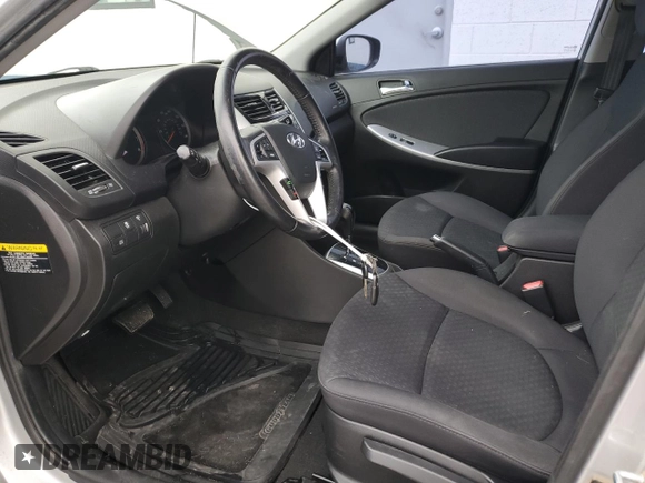 2012 Hyundai Accent SE with VIN KMHCU5AE6CU053660, listed as a Copart auction lot 45714055 with 87,913 mi miles and Salvage Title. Bid and sale history available at carsss.com. Image 7.