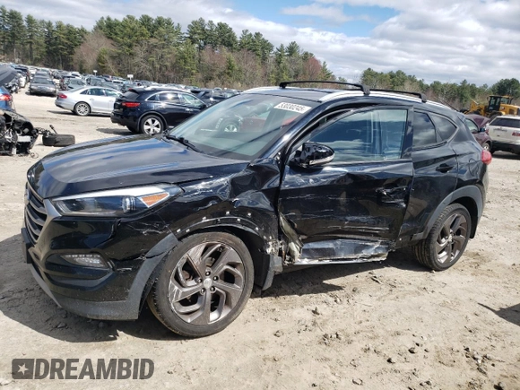 2018 Hyundai Tucson Sport z VIN KM8J3CAL5JU792853, wystawiony jako Copart lot #53030245 z przebiegiem 84 306 mil mil oraz Szkody całkowita. Historia ofert i sprzedaży dostępna na DreamBid. Obrazek 1.