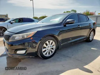 2015 Kia Optima LX with VIN 5XXGM4A79FG496154, listed as a Copart auction lot 64429845 with 128,968 mi miles and Salvage title. Bid and sale history available at DreamBid. Image 1.