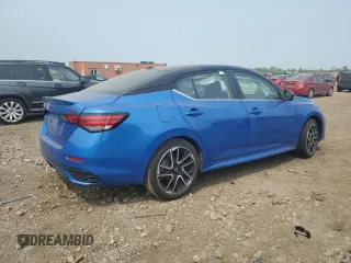 2024 Nissan Sentra SR with VIN 3N1AB8DV1RY285848, listed as a Copart auction lot 59190915 with 10,006 mi miles and Salvage title. Bid and sale history available at DreamBid. Image 3.