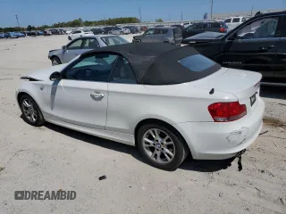 2008 BMW 1 Series 128i with VIN WBAUN13508VH77566, listed as a Copart auction lot 49605155 with 66,885 mi miles and Salvage Title. Bid and sale history available at DreamBid. Image 2.