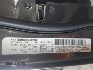 2014 Dodge Journey American Value with VIN 3C4PDCAB2ET301688, listed as a Copart auction lot 54731275 with 108,064 mi miles and Salvage Title. Bid and sale history available at DreamBid. Image 13.