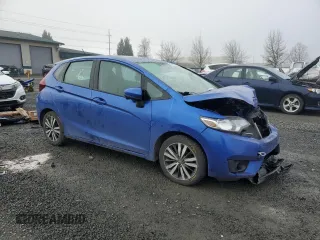 2015 Honda Fit EX-L with VIN 3HGGK5H88FM762256, listed as a Copart auction lot 46438325 with Not Provided miles and Salvage Title. Bid and sale history available at DreamBid. Image 4.