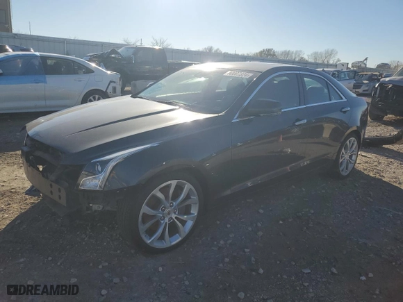2013 Cadillac ATS Premium with VIN 1G6AF5S38D0151300, listed as a Copart auction lot 80007324 with 0 mi miles and Salvage Title. Bid and sale history available at carsss.com. Image 1.