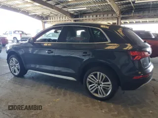 2018 Audi Q5 Premium Plus with VIN WA1BNAFY6J2163328, listed as a Copart auction lot 65366225 with 58,391 mi miles and Salvage title. Bid and sale history available at DreamBid. Image 2.