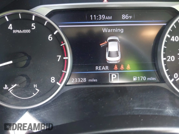 2024 Nissan Sentra SV with VIN 3N1AB8CV1RY252205, listed as a IAAI auction lot 42402273 with 23,328 mi miles and . Bid and sale history available at DreamBid. Image 15.