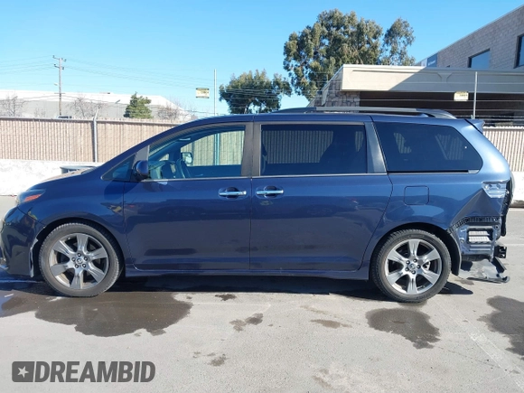 2018 Toyota Sienna SE with VIN 5TDXZ3DC8JS950681, listed as a IAAI auction lot 41389662 with 112,661 mi miles and . Bid and sale history available at DreamBid. Image 15.
