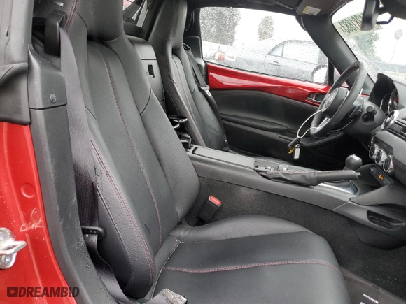2019 Mazda MX-5 Miata RF Grand Touring with VIN JM1NDAM75K0311031, listed as a Copart auction lot 81381883 with 5,363 mi miles. Bid and sale history available at carsss.com. Image 10.