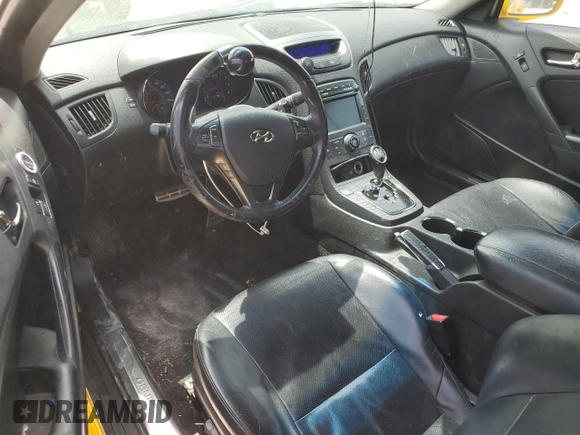 2011 Hyundai Genesis Coupe Grand Touring with VIN KMHHU6KHXBU047184, listed as a Copart auction lot 56392955 with 107,148 mi miles and Salvage title. Bid and sale history available at DreamBid. Image 8.