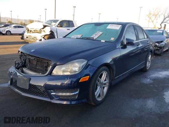 2013 Mercedes-Benz C 250 Sport with VIN WDDGF4HB6DR269976, listed as a IAAI auction lot 41841885 with 83,778 mi miles and . Bid and sale history available at carsss.com. Image 2.