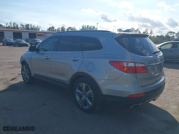 2014 Hyundai Santa Fe Limited with VIN KM8SR4HF0EU072293, listed as a IAAI auction lot 41565281 with 129,727 mi miles. Bid and sale history available at carsss.com. Image 3.
