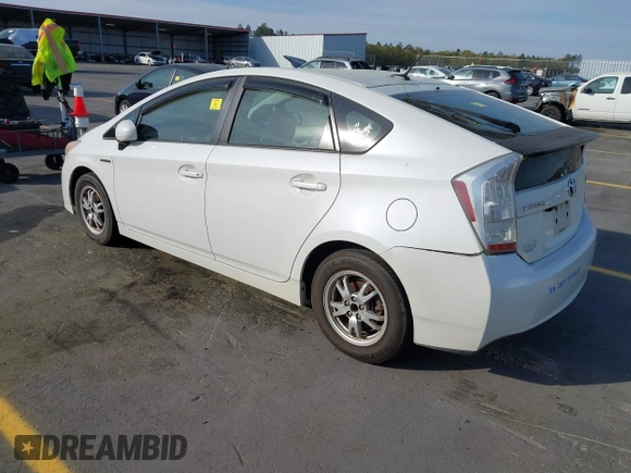 2010 Toyota Prius II with VIN JTDKN3DU5A0234077, listed as a IAAI auction lot 41888334 with 218,619 mi miles and . Bid and sale history available at carsss.com. Image 3.